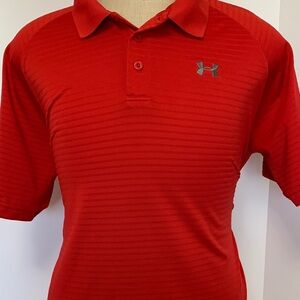 Under Armour Men's Vibrant Red Polo